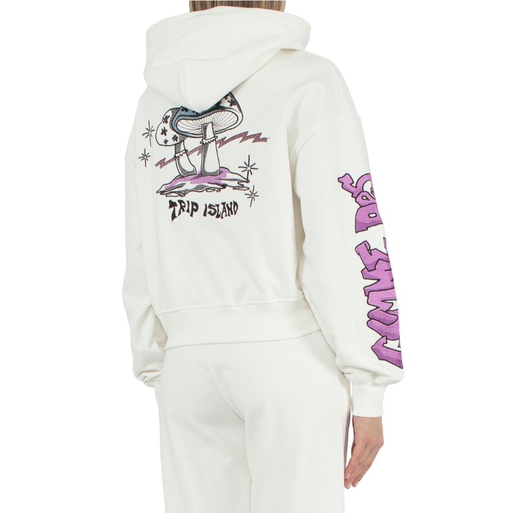 Comme Des Fuckdown White Cotton Sweater - ACCEXO