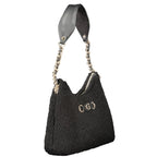 Guess Jeans Nero Polyester Women Handbag
