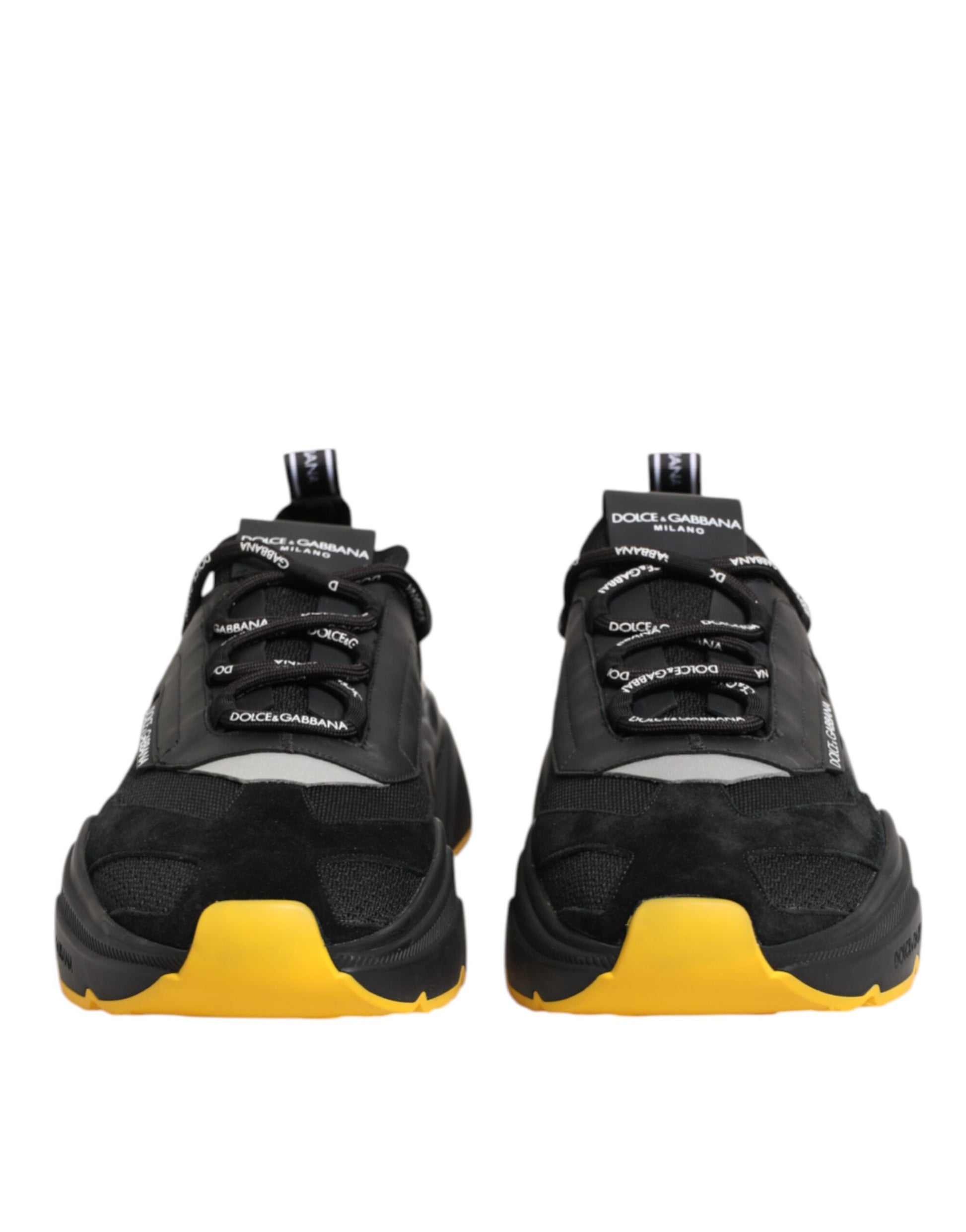 Dolce & Gabbana Black Daymaster Low Top Men Sneakers Shoes - ACCEXO