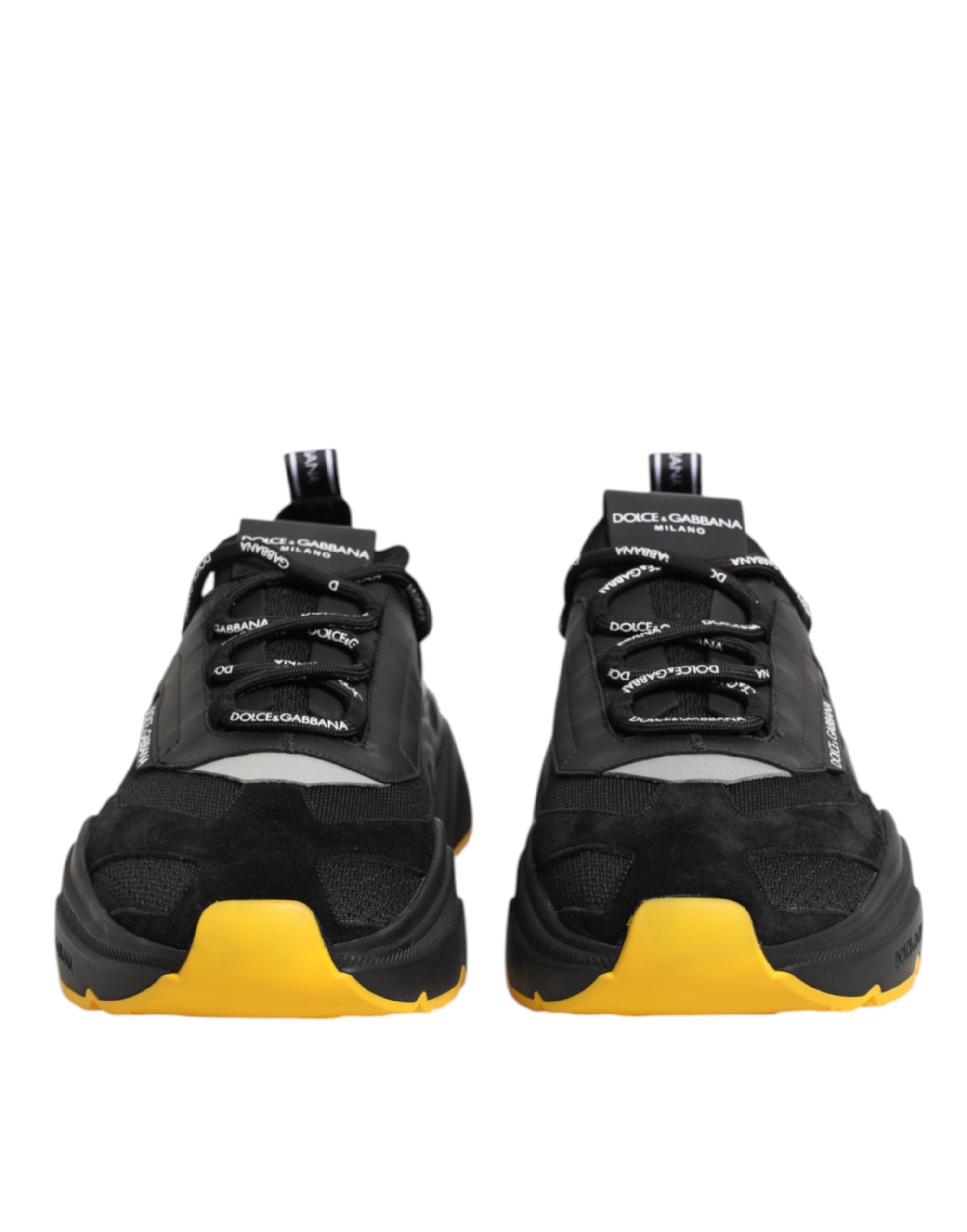 Dolce & Gabbana Black Daymaster Low Top Men Sneakers Shoes - ACCEXO