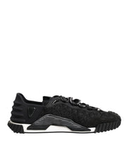 Dolce & Gabbana Black Logo Lace Low Top NS1 Sneaker Shoes - ACCEXO