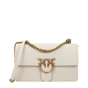 PINKO Beige Leather Crossbody Bags
