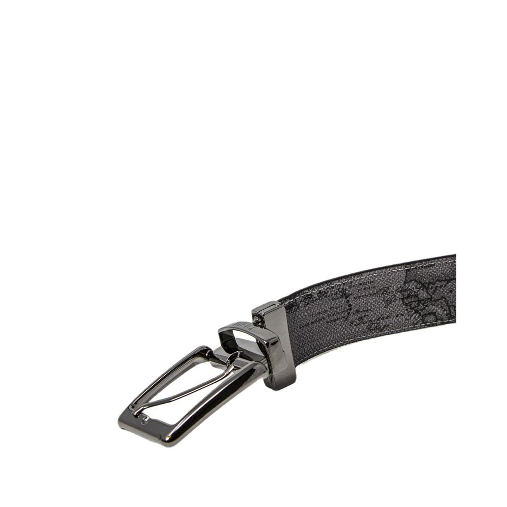 Alviero Martini Prima Classe Black Leather Belt - ACCEXO