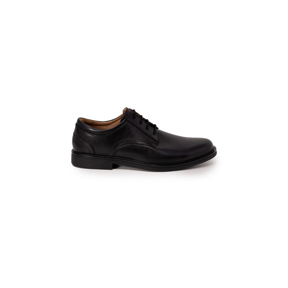 Clarks Black Leather Oxfords And Derby - ACCEXO