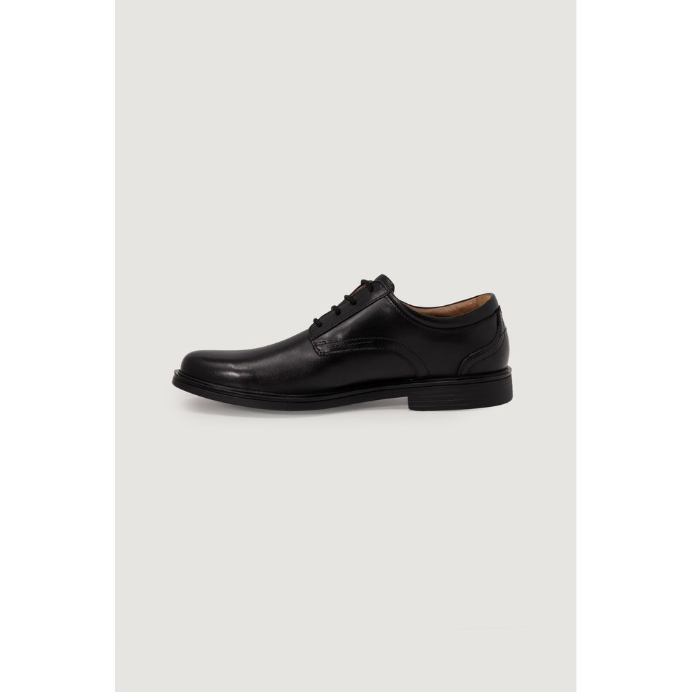 Clarks Black Leather Oxfords And Derby - ACCEXO