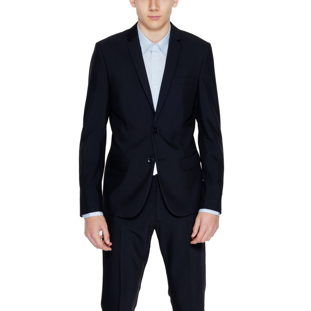 Antony Morato Black Polyester Blazer - ACCEXO