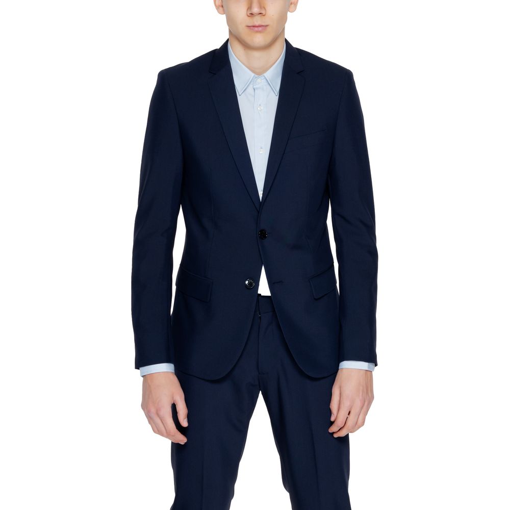 Antony Morato Blue Polyester Blazer Main image