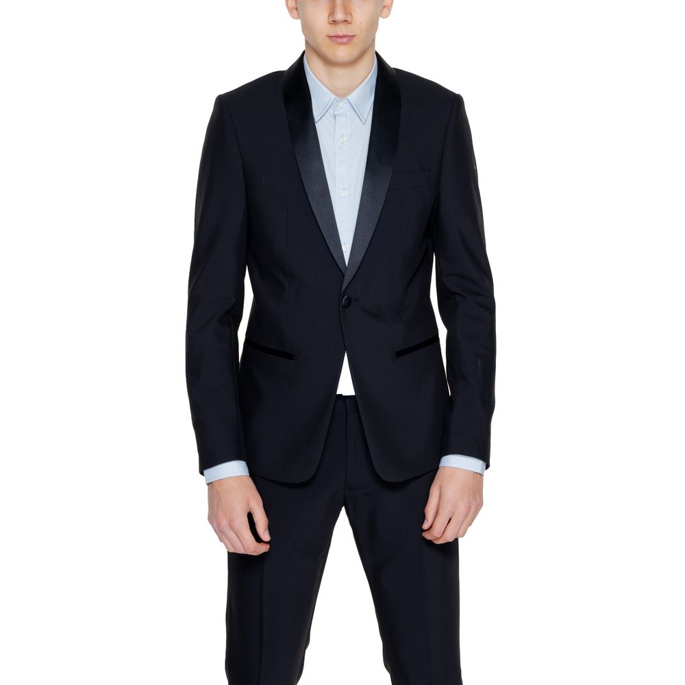 Antony Morato Black Polyester Blazer - ACCEXO
