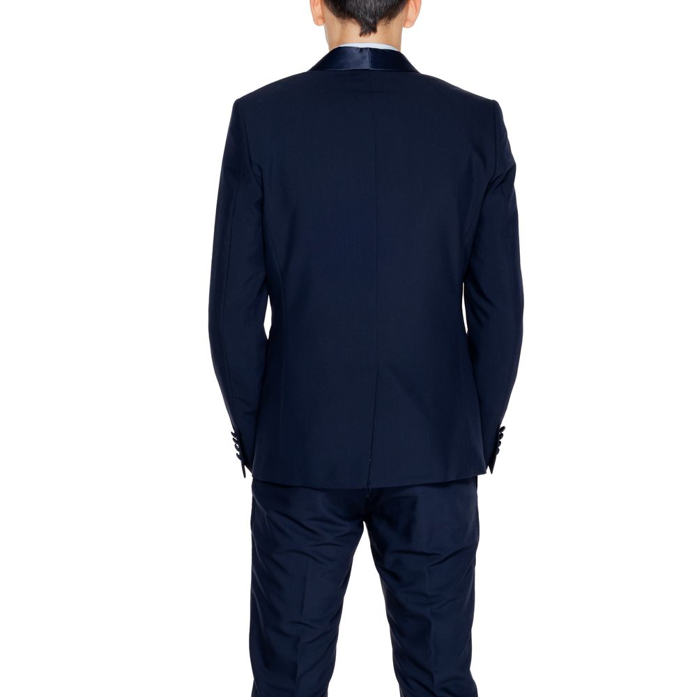 Antony Morato Blue Polyester Blazer Secondary image
