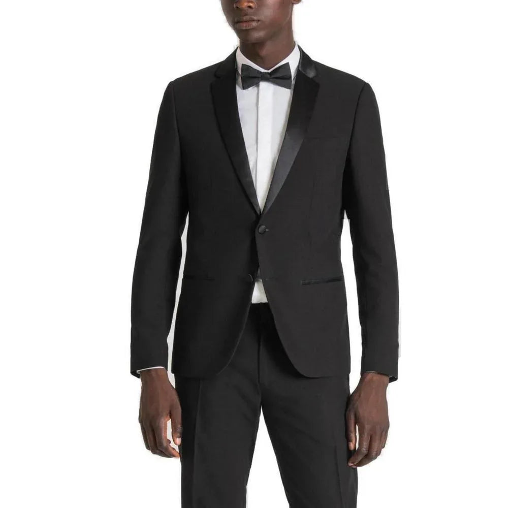 Antony Morato Black Polyester Blazer - Zachava