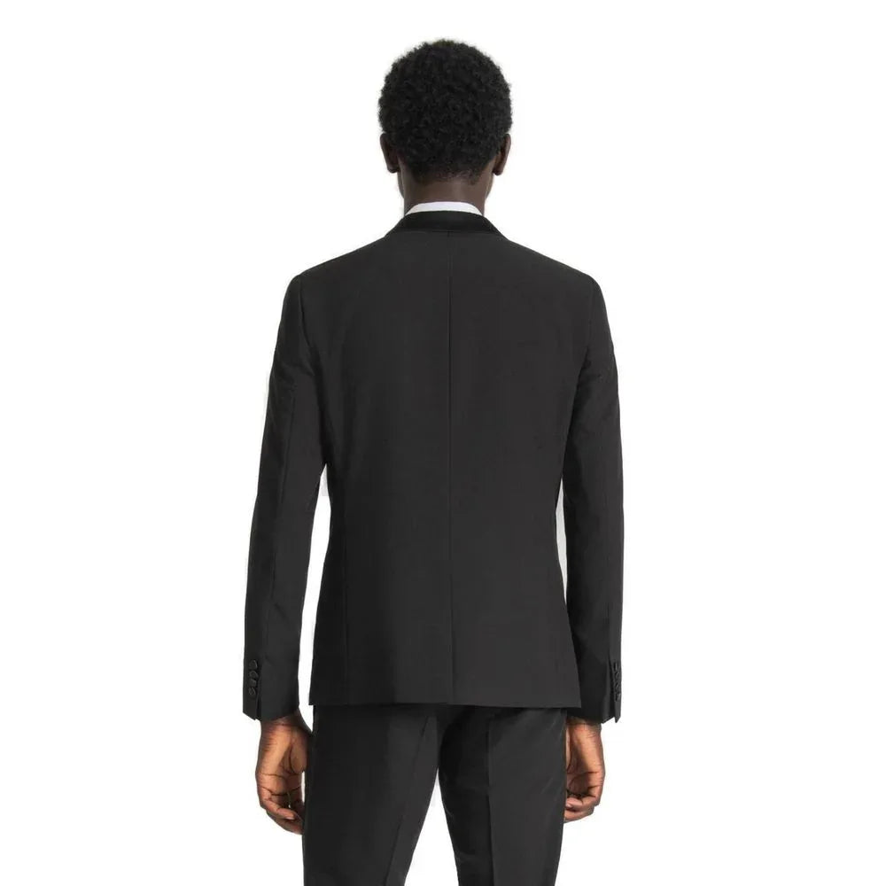 Antony Morato Black Polyester Blazer - Zachava