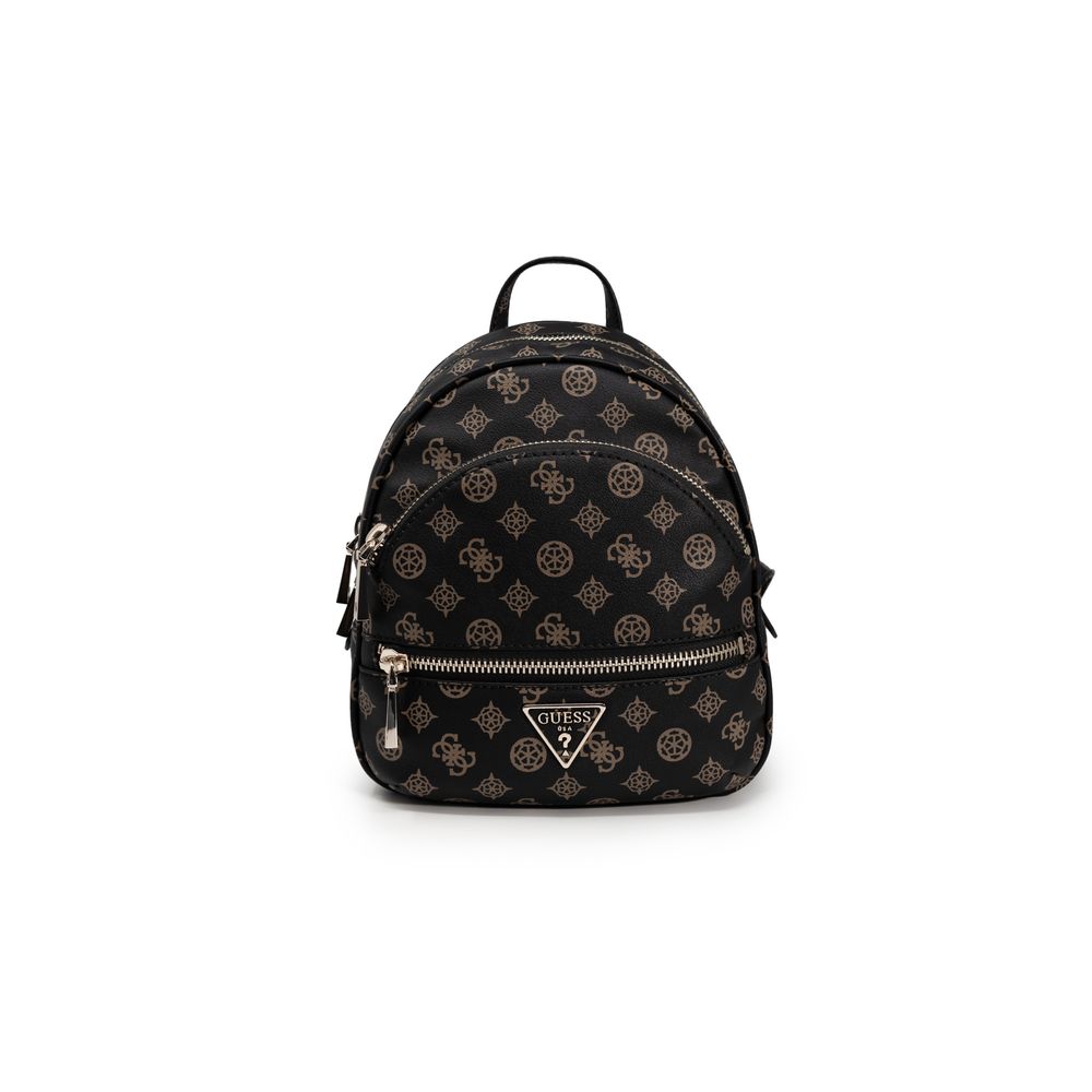 Guess Brown Polyethylene Backpack - ACCEXO