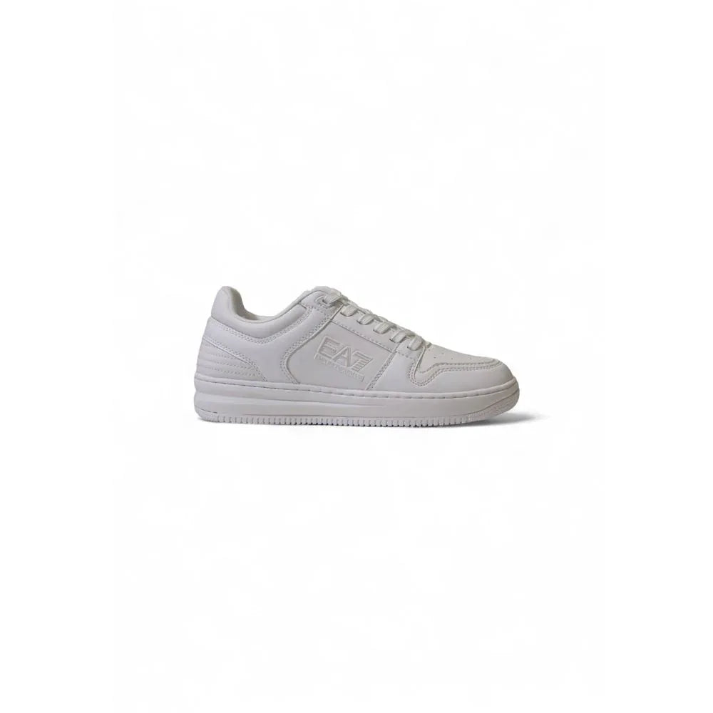 EA7 Emporio Armani White Polyester Athletic Sneakers - Zachava Main image