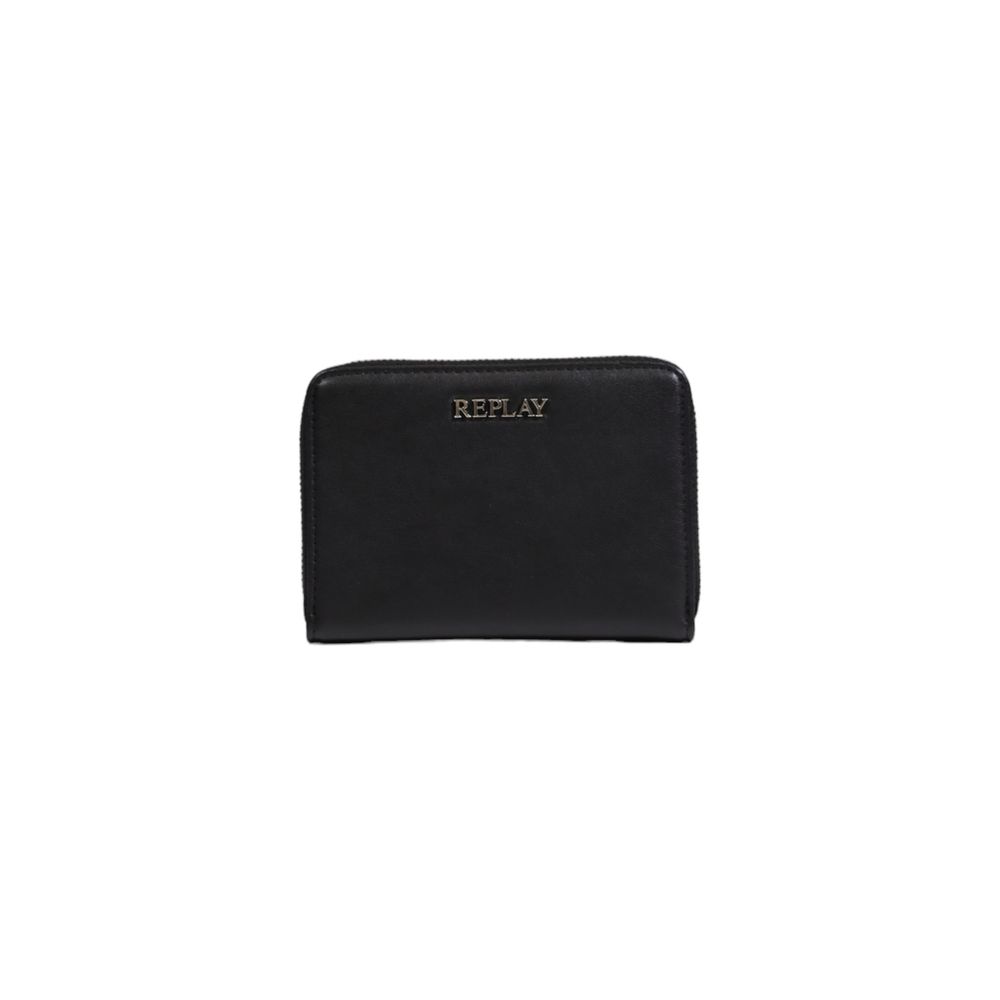 Replay Black Polyester Wallet - ACCEXO