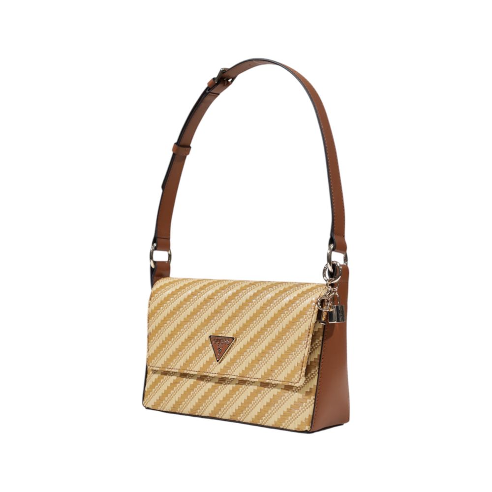 Guess Beige Polypropylene Handbag - ACCEXO