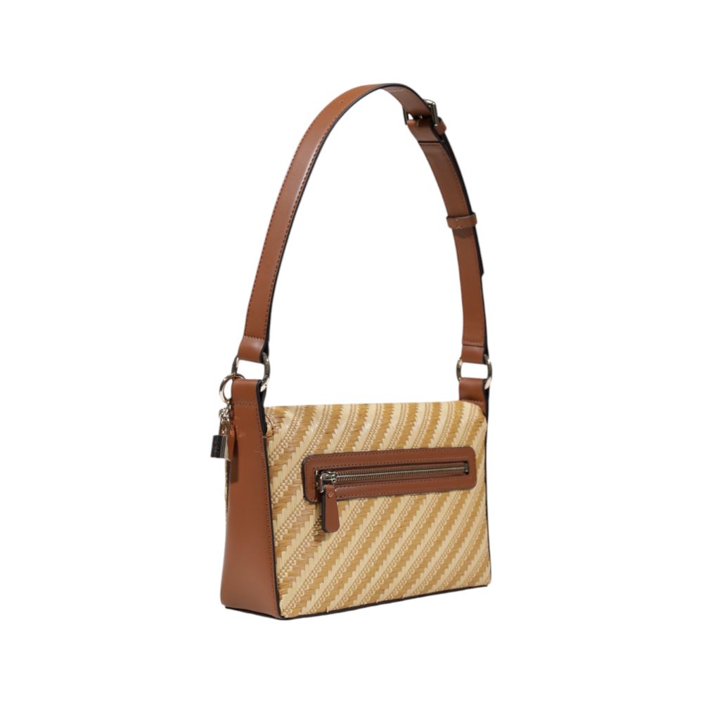 Guess Beige Polypropylene Handbag - ACCEXO