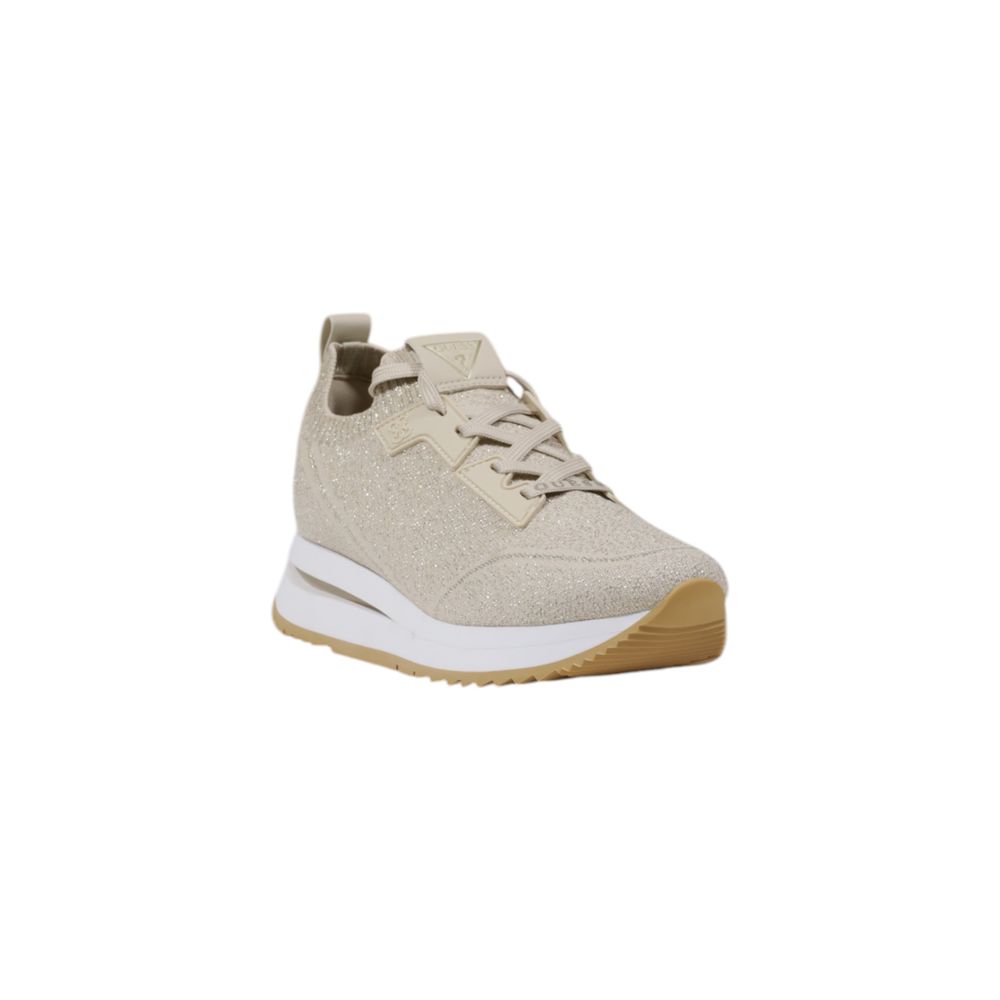 Guess Beige Polyester Sneaker - ACCEXO