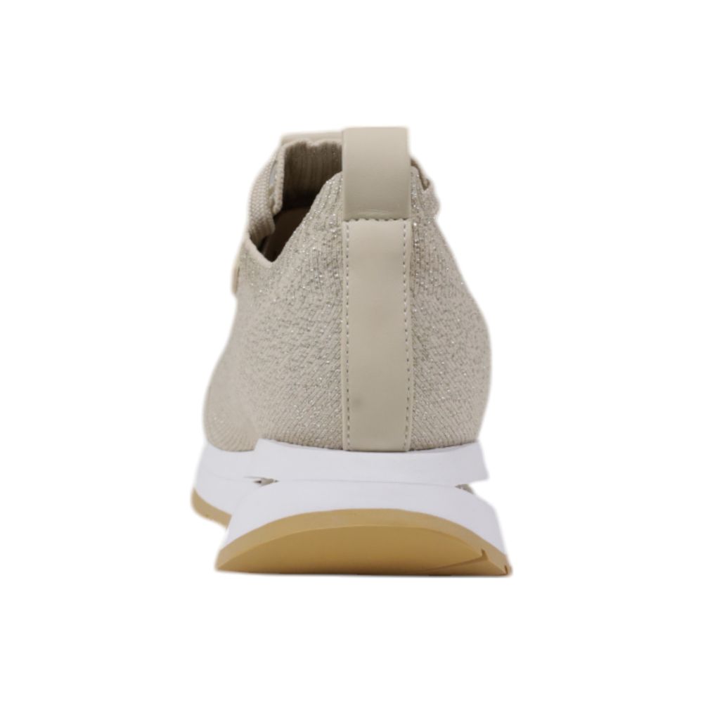 Guess Beige Polyester Sneaker - ACCEXO