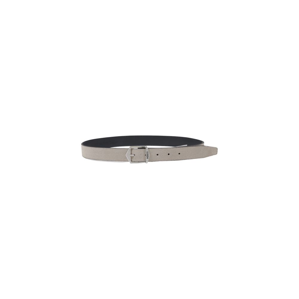 Antony Morato Gray Leather Belt - ACCEXO