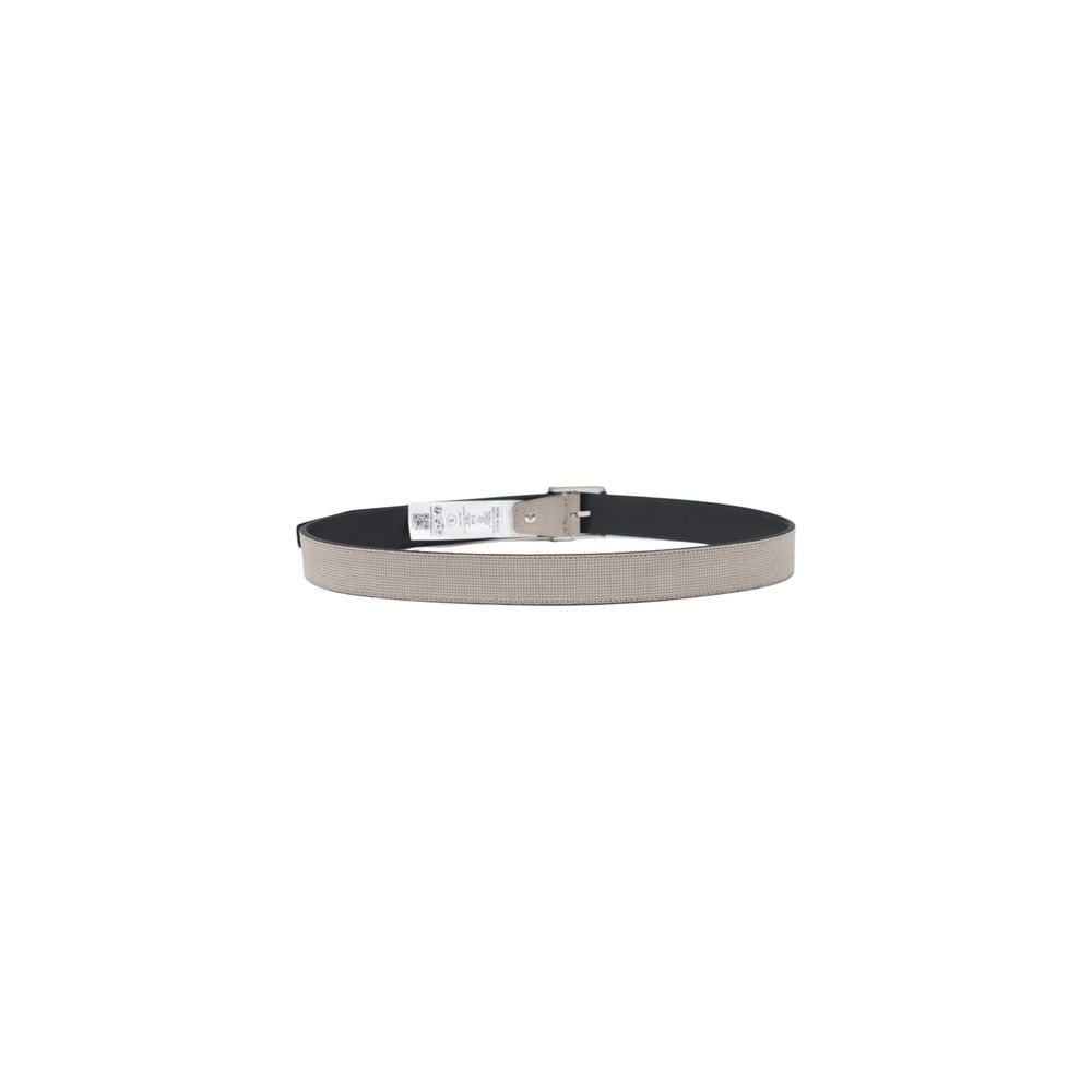 Antony Morato Gray Leather Belt - ACCEXO