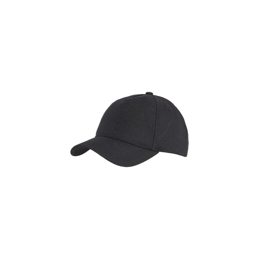 Calvin Klein Black Recycled Polyester Caps Baseball Hat - ACCEXO