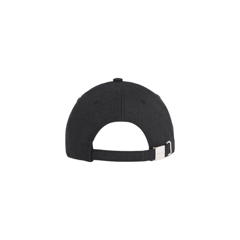 Calvin Klein Black Recycled Polyester Caps Baseball Hat - ACCEXO