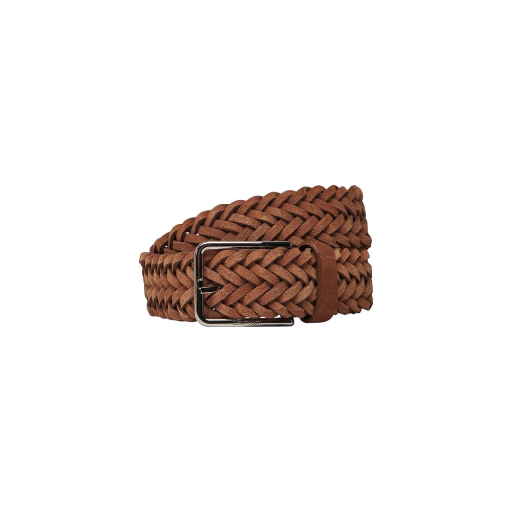 Calvin Klein Brown Leather Belt - ACCEXO