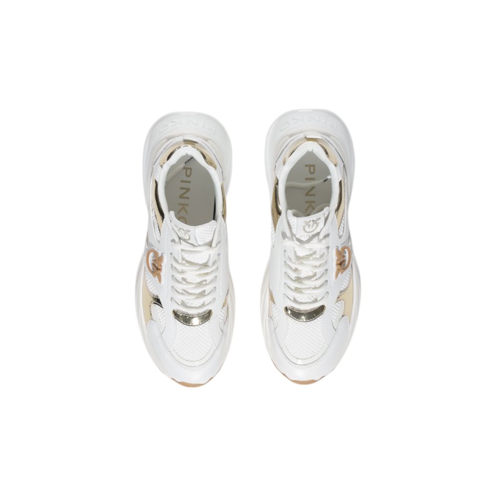 PINKO White Leather Sneaker - ACCEXO