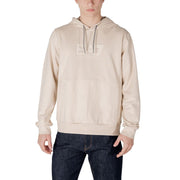 EA7 Emporio Armani Beige Cotton Hoody - ACCEXO