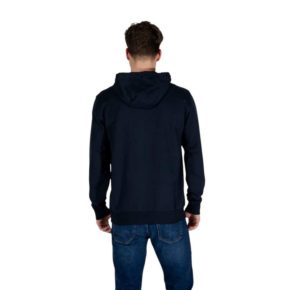 EA7 Emporio Armani Blue Cotton Hoody - ACCEXO