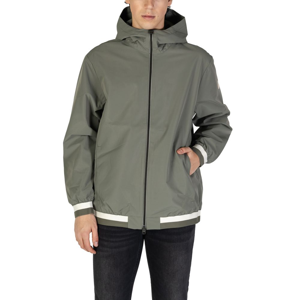 Replay Green Polyester Jackets & Coat - ACCEXO