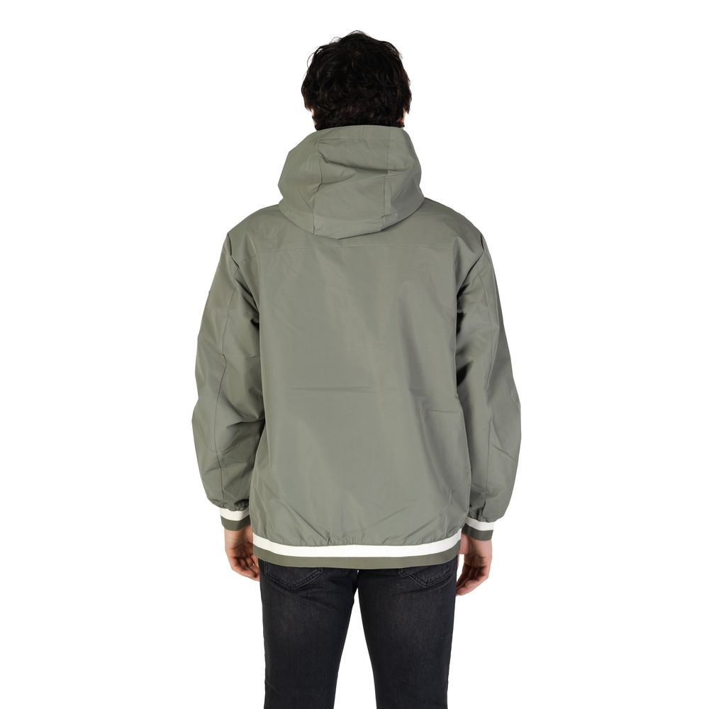 Replay Green Polyester Jackets & Coat - ACCEXO