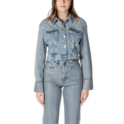 Only Light Blue Organic Cotton Jackets & Coat - ACCEXO