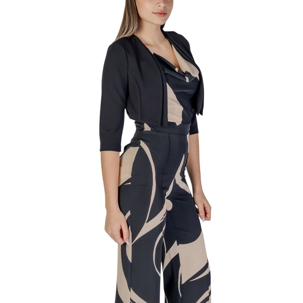 Rinascimento Black Polyester Sweater - ACCEXO