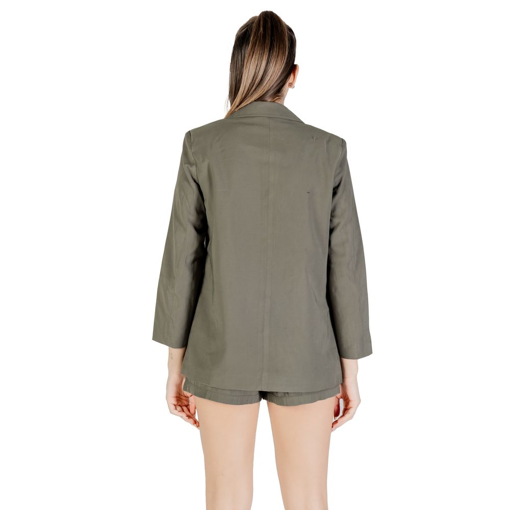 Only Green Viscose Blazer - ACCEXO
