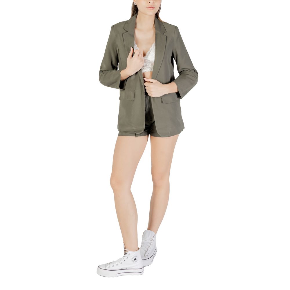 Only Green Viscose Blazer - ACCEXO