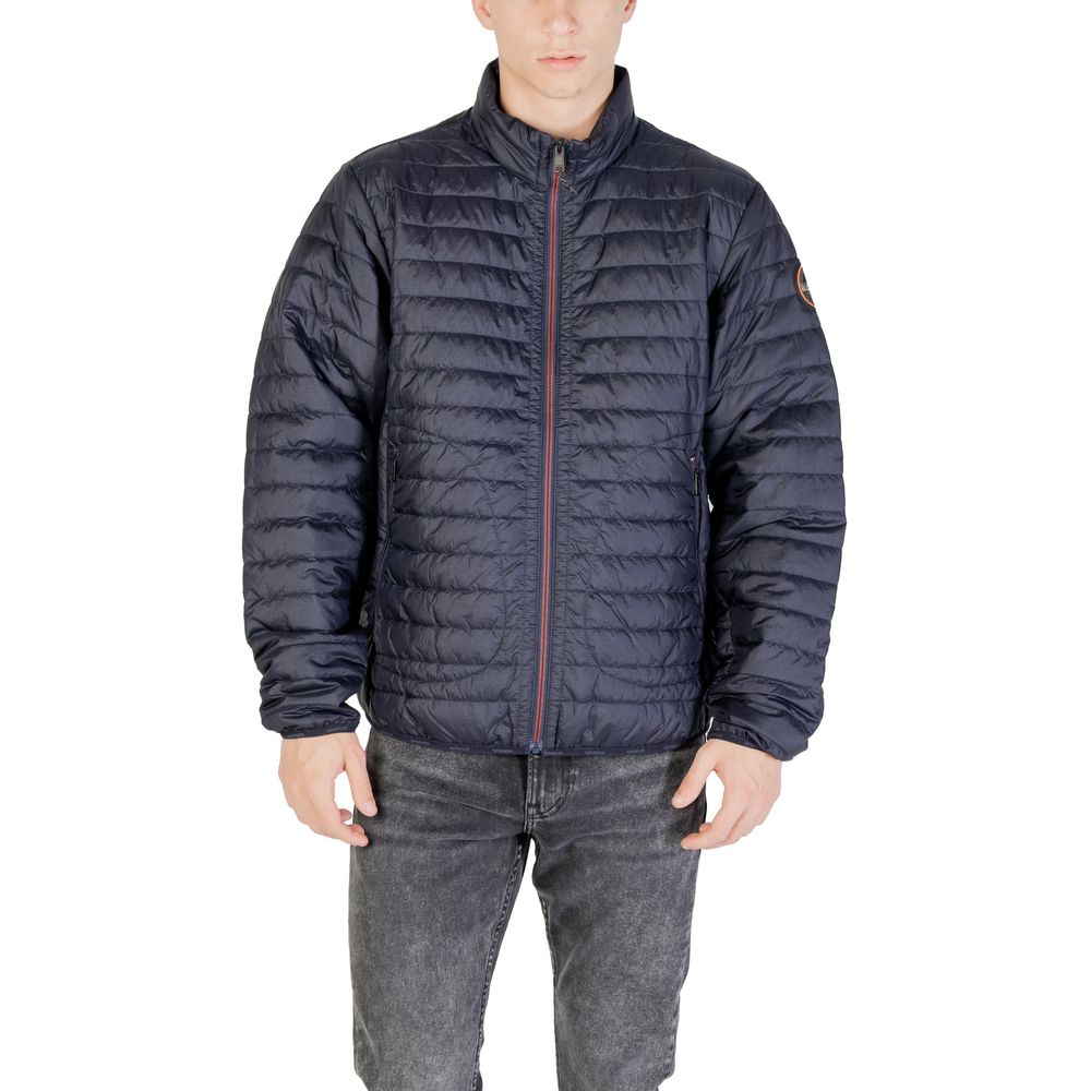 Napapijri Blue Polyamide Jackets & Coat - ACCEXO