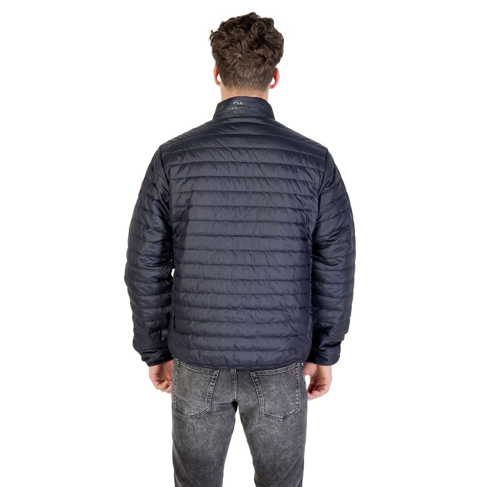 Napapijri Blue Polyamide Jackets & Coat - ACCEXO