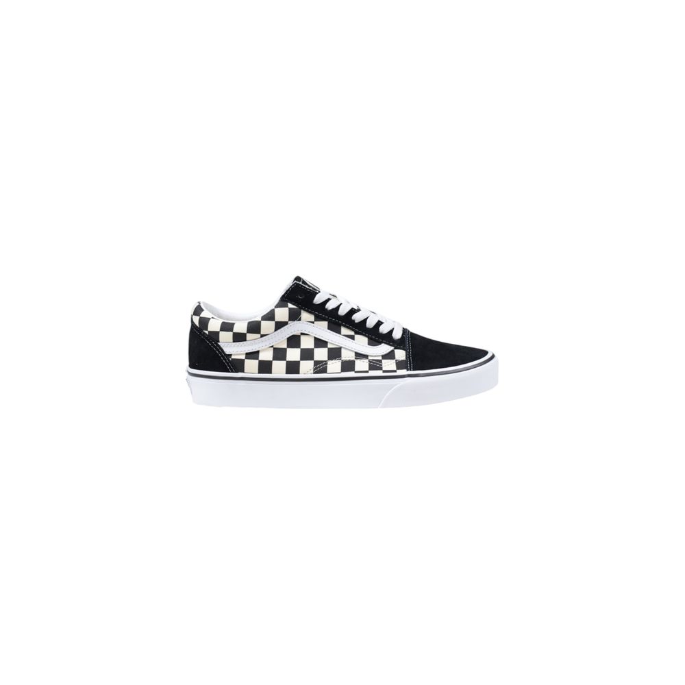 Vans Black And White Fabric Sneaker - ACCEXO