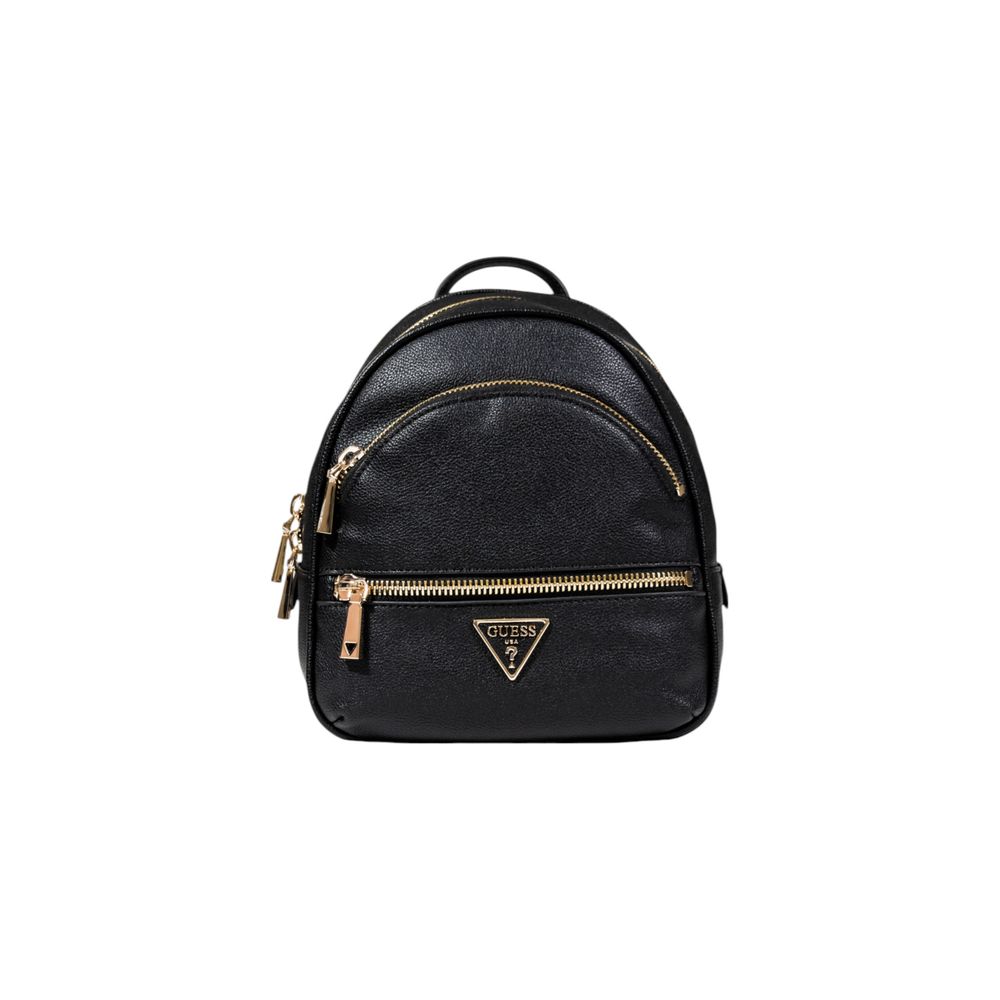 Guess Black Artificial Leather Backpack - ACCEXO