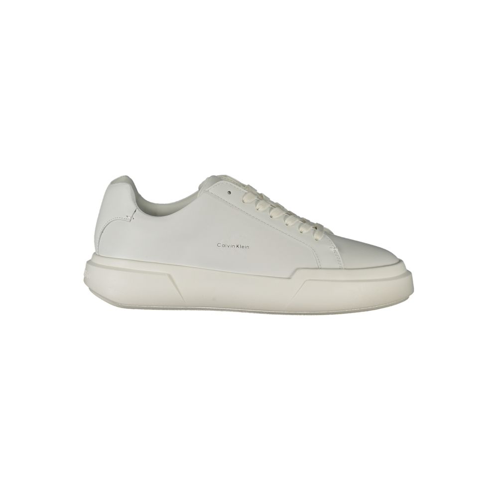 Calvin Klein White Polyester Sneaker