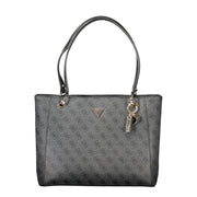 Guess Jeans Black Polyethylene Handbag