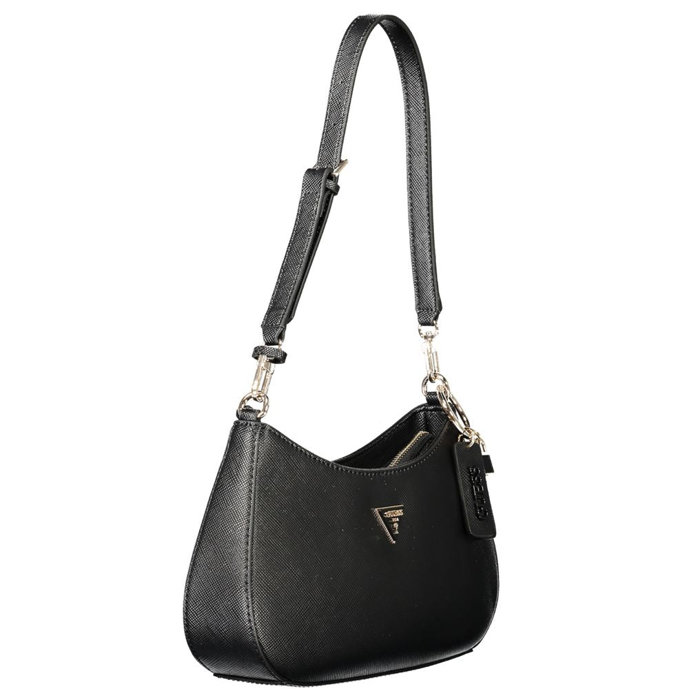 Guess Jeans Black Polyethylene Handbag