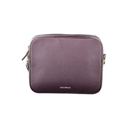 Coccinelle Purple Leather Handbag
