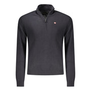 Napapijri Black Wool Mens Sweater