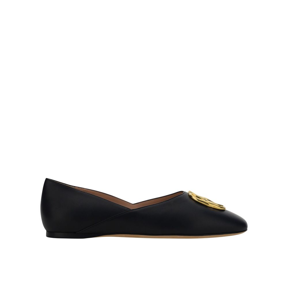 Bally Leather Ballerina Flats - ACCEXO