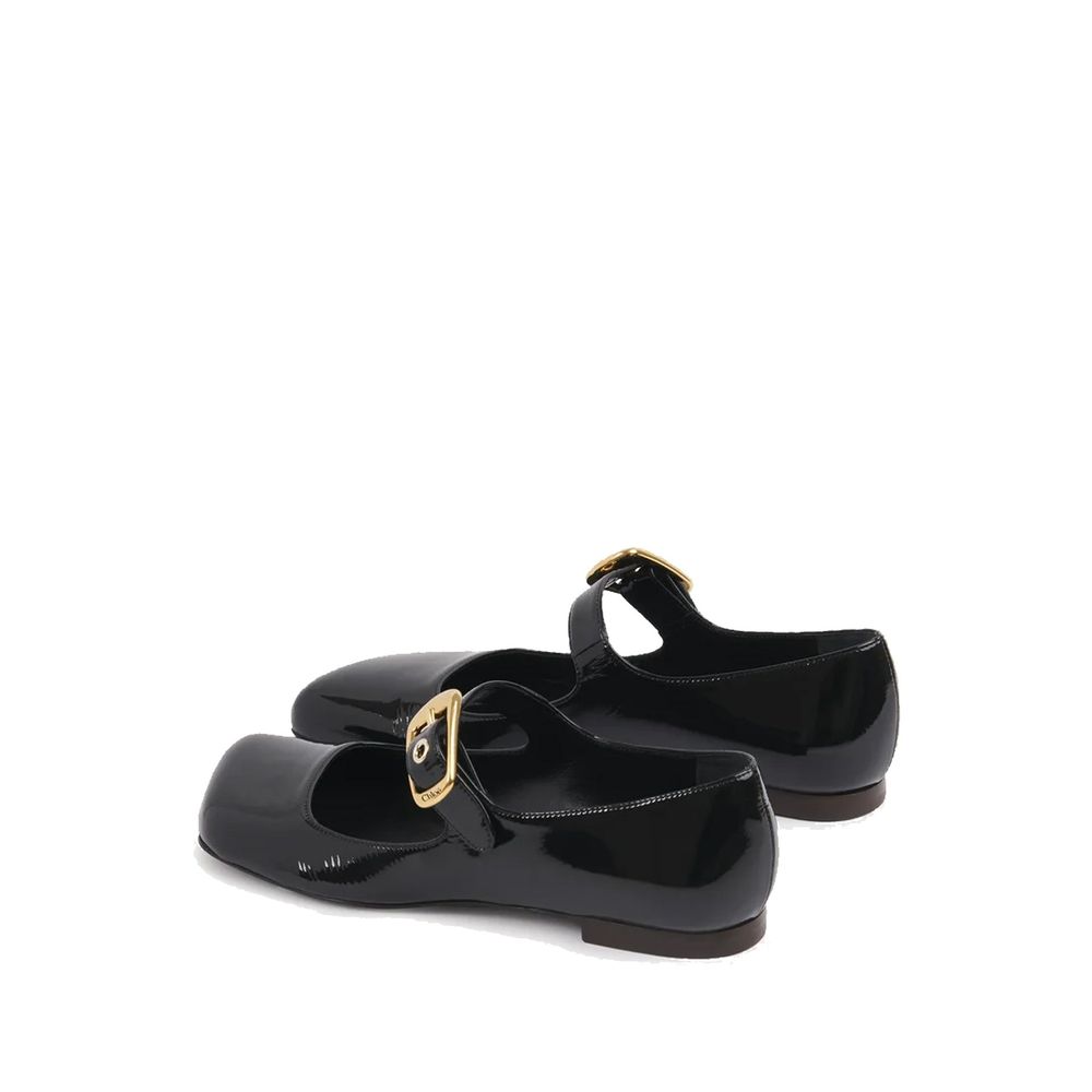 Chloé Chloè Mary-Jane Polly Ballerina Flats - ACCEXO