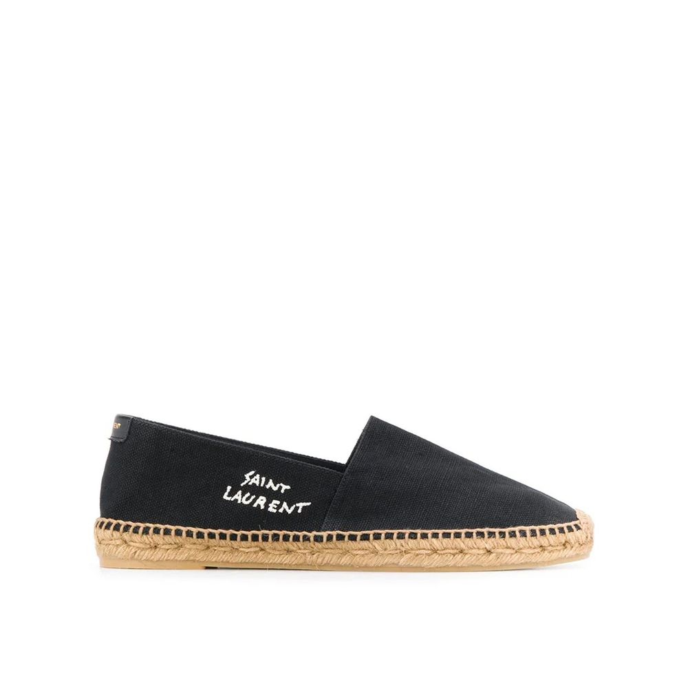 Saint Laurent Canvas Logo Espadrilles - ACCEXO