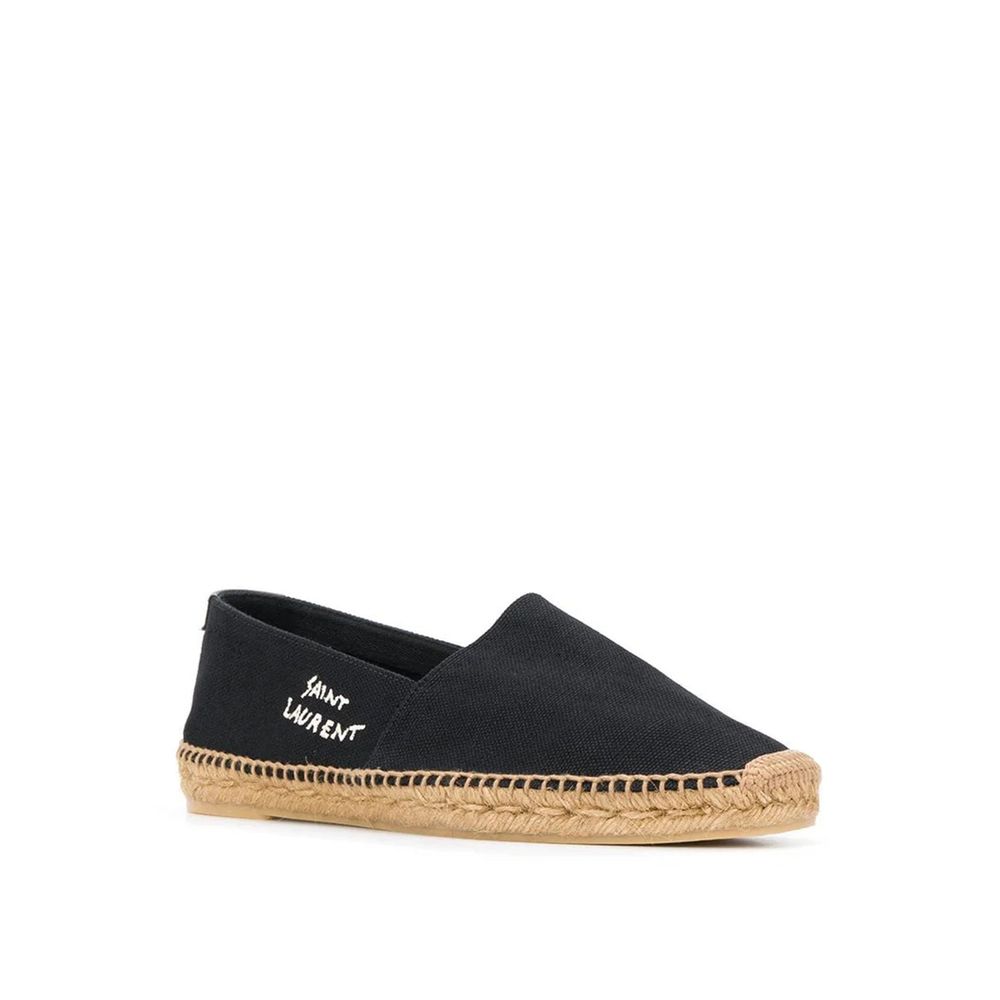Saint Laurent Canvas Logo Espadrilles - ACCEXO