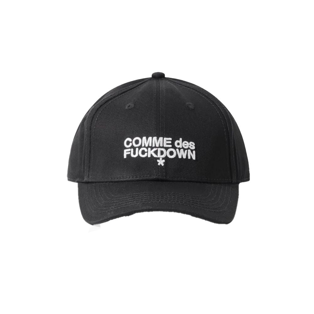 Comme Des Fuckdown Black Cotton Hat - ACCEXO